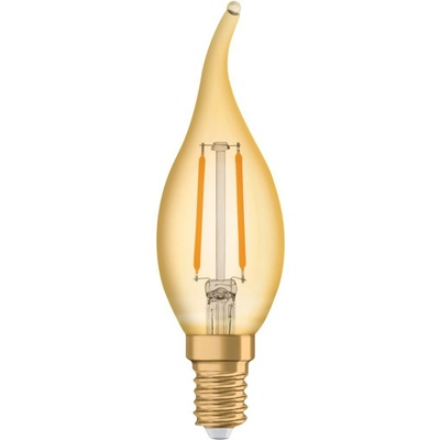 Osram LED žárovka svíčka Vintage, 2,5 W, 220 lm, teplá bílá, E14
