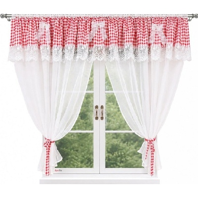Fliying Dekorační sada záclon Lisetta na pásce 300x150 cm