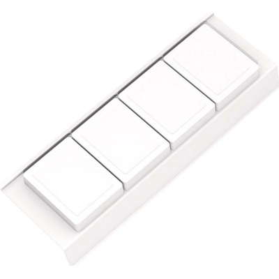 GOLLINUCCI Koupelnový organizér s přísl. pro hloubku 450 mm, bílá 146x422x69