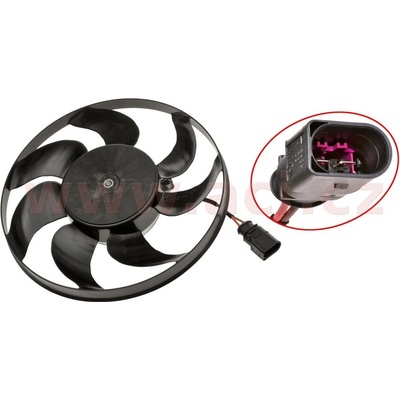 Ventilátor chladiče 295 mm/200W SIEMENS ORIGINÁL ACI SQ 1K0959455ET – Hledejceny.cz