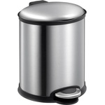 EKO 6 л кош за отпадъци матиран инокс с педал EKO от серия ELLIPSE (EKO932506Matts/s)