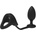 DreamToys Ramrod Cockstrap with Anal Plug Black