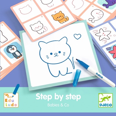 Djeco Kreslení Step by step Mláďátka