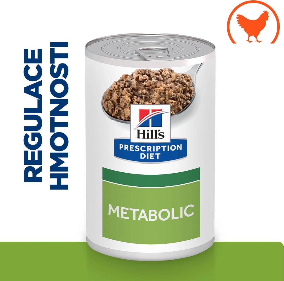 Hill's Prescription Diet Metabolic Regulácia hmotnosti konzerva pre psov 370 g Hill's Prescription Diet Metabolic Regulácia hmotnosti konzerva pre psov 370 g