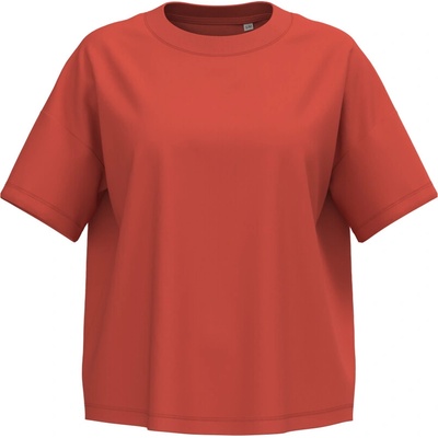 Native Spirit dámské tričko Oversized papriková červená