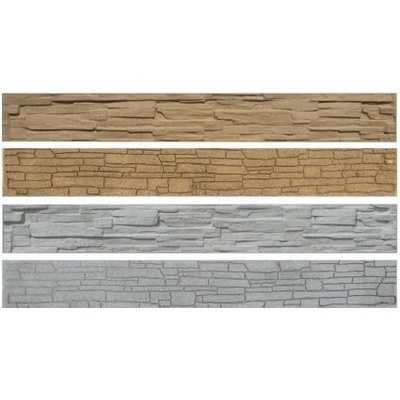 Panel betonový oboustranný KLASIK 2000 x 500 x 40 mm, štípaný kámen - přírodní, balení 1 ks