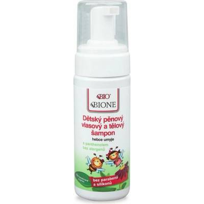 BC BIO Bione Cosmetics BIO Detský penový šampón na vlasy a telo 150 ml