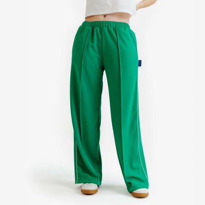 DECATHLON Dámske tepláky Heritage zelené