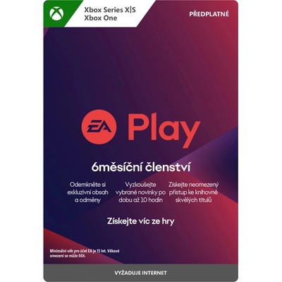 Microsoft Xbox EA Play členství 6 měsíců