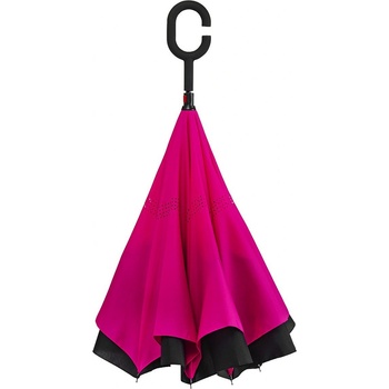 Liberty deštník s obráceným otevíráním a zavíráním růžový