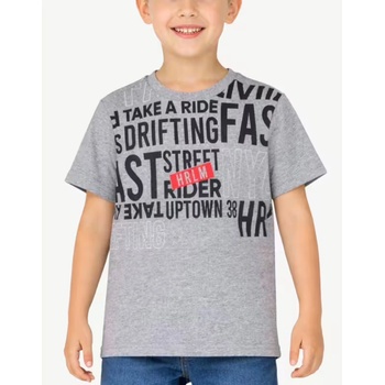 Chicco Boys Letters Tee Light Grey