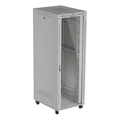 Lanberg Комуникационен шкаф Lanberg Rack Cabinet 19" Free-Standing 47U/800X1000 (FlAT Pack) With Glass Door LCD Grey V2 (FF01-8047-12SL)