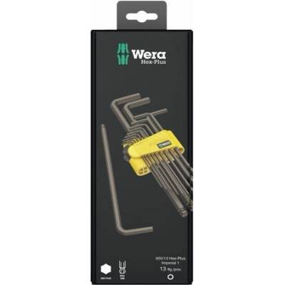 Wera Zástrčné klíče 950/13 Hex-Plus Imperial 1 SB palcové 13 dílů 021721