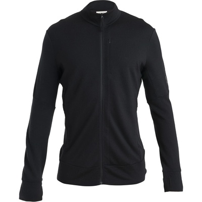 Icebreaker Мъжко вълнено яке Icebreaker Merino 260 Quantum IV L/S Zip Merino jacket - Black (005-5222-0112)