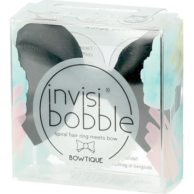 Invisibobble Bowtique Spiral Hair Ring Ластик за коса за жени 1 бр Нюанс True Black