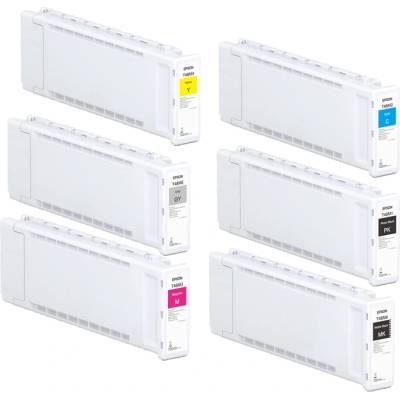 Epsonblaek Full set of 700ml касета с мастилоs for Epson P6500 и P8500