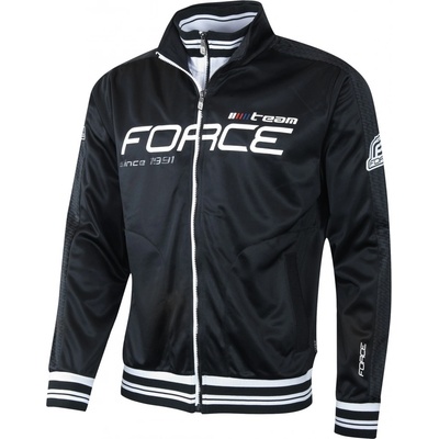 FORCE mikina 1991 celopropínací černá – Sleviste.cz
