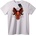 NOONEBRAND Тениска Козя Глава Звезда на Давид - 3XL, White