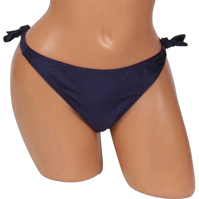 Монокина-бикина в тъмносиньо с лъскав ефект