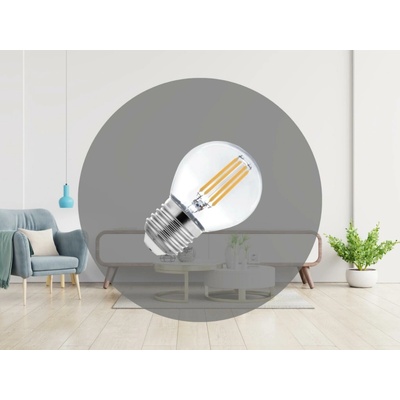 Nedes Dekoračná LED žiarovka E27 4W 4000K G45 filament ZLF827