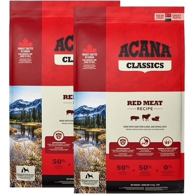 ACANA Classics Рецепта с червено месо 2 x 9, 7кг
