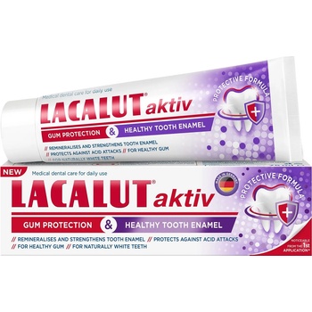 Image 1 of Lacalut Aktiv & Healthy enamel Паста за зъби, 75 ml