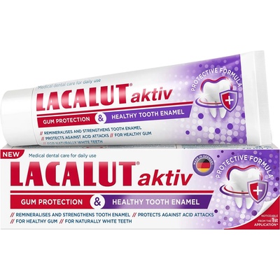 Lacalut Aktiv & Healthy enamel Паста за зъби, 75 ml