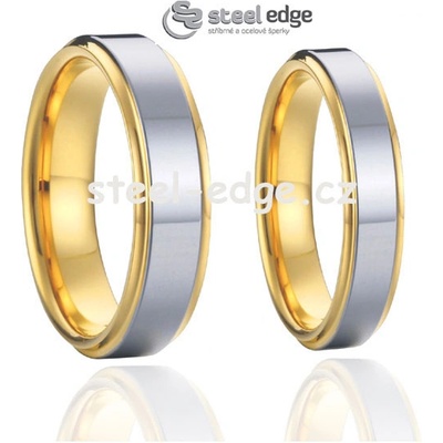 Steel Wedding Snubné prstene chirurgická ocel SSPL011