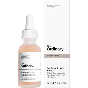 The Ordinary Lactic Acid 10% + HA изглаждащ ексфолиращ серум за жени 30 мл