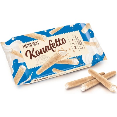 Roshen Konafetto trubičky so smotanovou náplňou 140 g