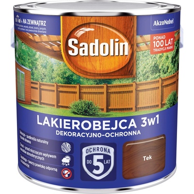 Lazura na dřevo Sadolin 5 l Tek