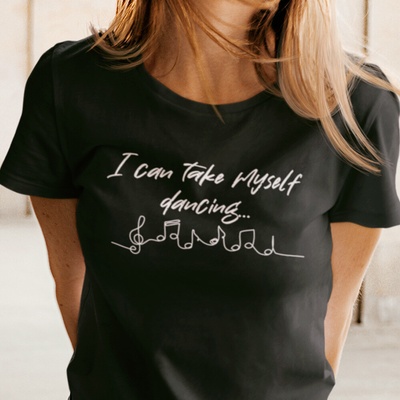 Tričko s potlačou I Can Take... čierna