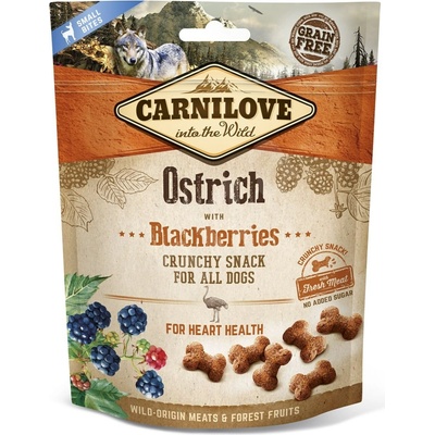 Carnilove Dog Crunchy Snack Ostrich + Blackberries 200 g