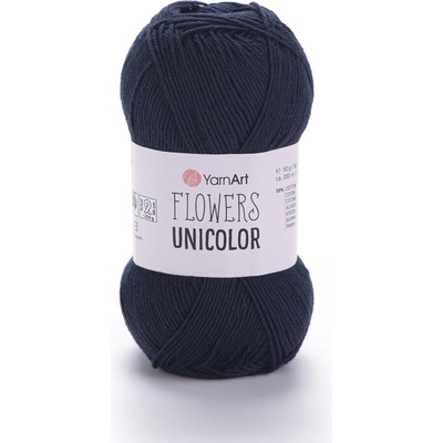 Yarn Art Flowers Unicolor 753 černomodrá