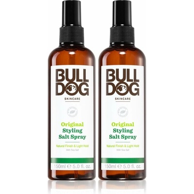 Bulldog Original Bulldog Styling Salt Spray stylingový soľný sprej 2x150.00 ml kozmetická sada