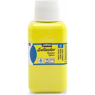Pébéo Setacolor Opaque farba na textil 17 lemon yellow 250 ml