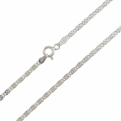 InfinitySilver Strieborná retiazka žiletka zdobená ELRD05050