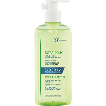 Ducray Хидратиращ шампоан за честа употреба, Ducray Extra-Gentle Shampoo Pump Bottle, 400ml