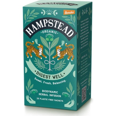 Hampstaed Tea London BIO bylinný čaj na podporu trávení BIO Demeter 20 ks