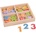 Bigjigs Toys - Дървени магнитни цифри и знаци - Многоцветни