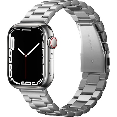 Spigen Стомамена верижка за Apple Watch 4/5/6/7/8/SE/Ultra 1/2 (42/44/45/49 mm) от Spigen Modern Fit Band - Сребриста (8809613768831)
