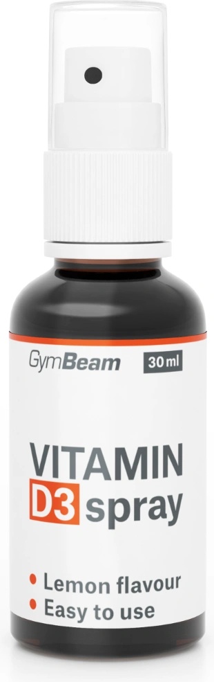 GymBeam Витамин D3 спрей 1000 IU 30 ml лимон