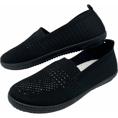 Fashion dámské nadměrné baleríny černé – Zboží Mobilmania