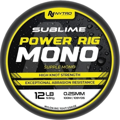 Nytro Sublime Power Rig Mono 100 m 0,09 mm 0,75 kg