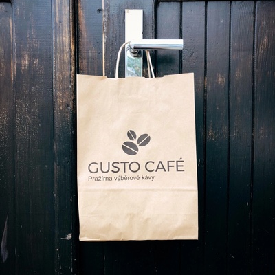 Papírová taška GUSTO CAFÉ