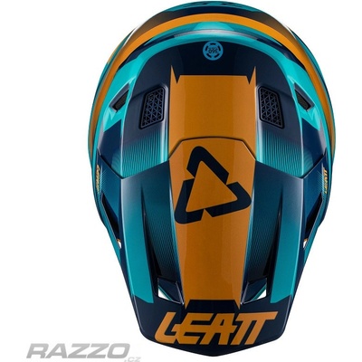 Náhradní kšilt helmy Leatt Visor Moto 7.5 V21.1 Blue