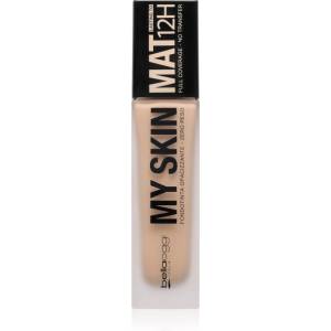 bellaoggi My Skin Mat 12H дълготраен матиращ фон дьо тен цвят Neutral Beige 30ml