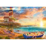 Schmidt Spiele - Puzzle Sunset in Lighthouse Bay - 1 000 piese