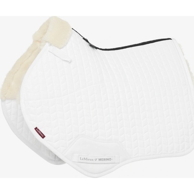 LeMieux Podsedlová dečka Merino+ Close Contact white natural