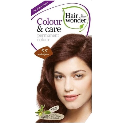 Hairwonder přírodní dlouhotrvající barva BIO Mahagon 5.5